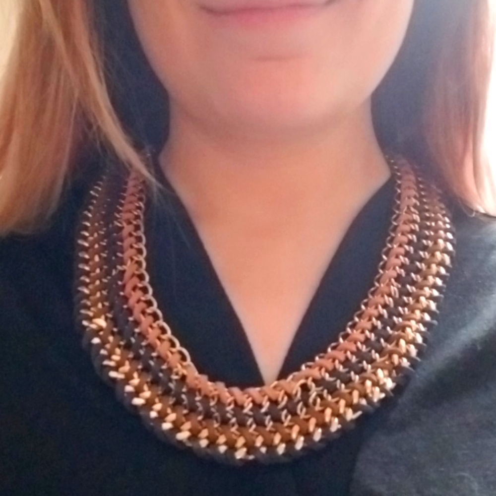 Charming Charlie Woven Necklace